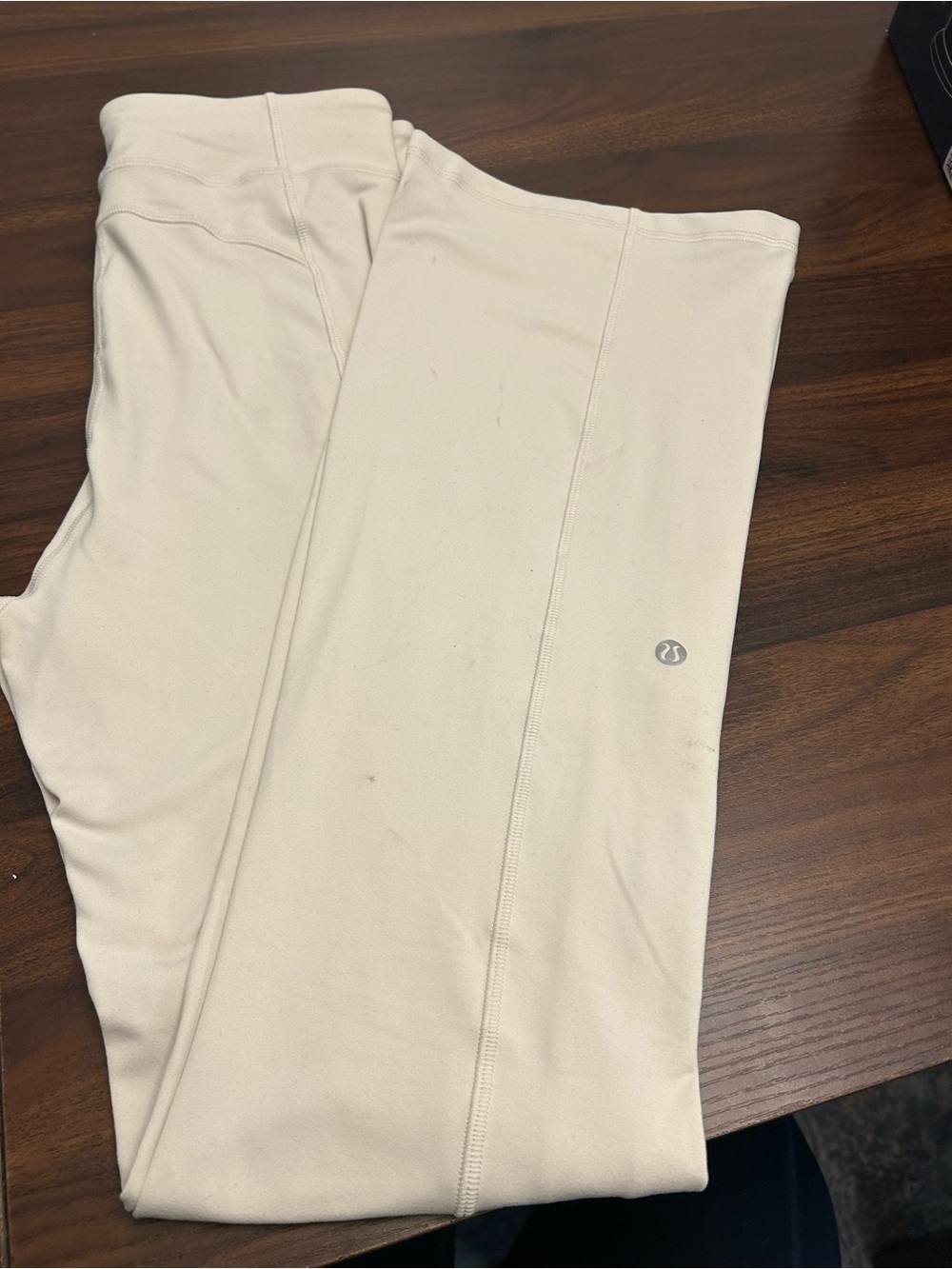 lululemon athletica Neutral Cream High-Rise Leggings